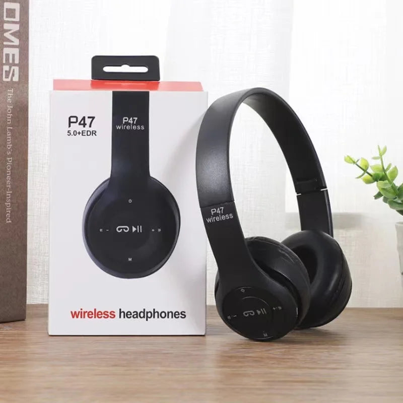 P47 TWS Fones De Ouvido Estéreo Com Microfone, Bluetooth 5.0, Fone De Ouvido De Música, Fone De Ouvido Para Celular, iPhone, Samsung, Android, iOS